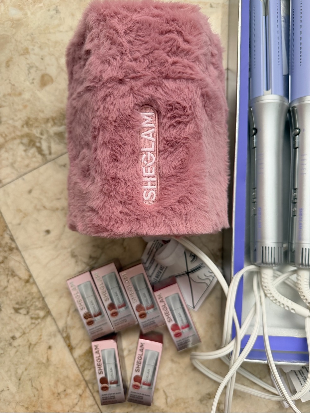 SHEGLAM Hair One touch curl iron and blushes and lipstick - Picture 2 of 5